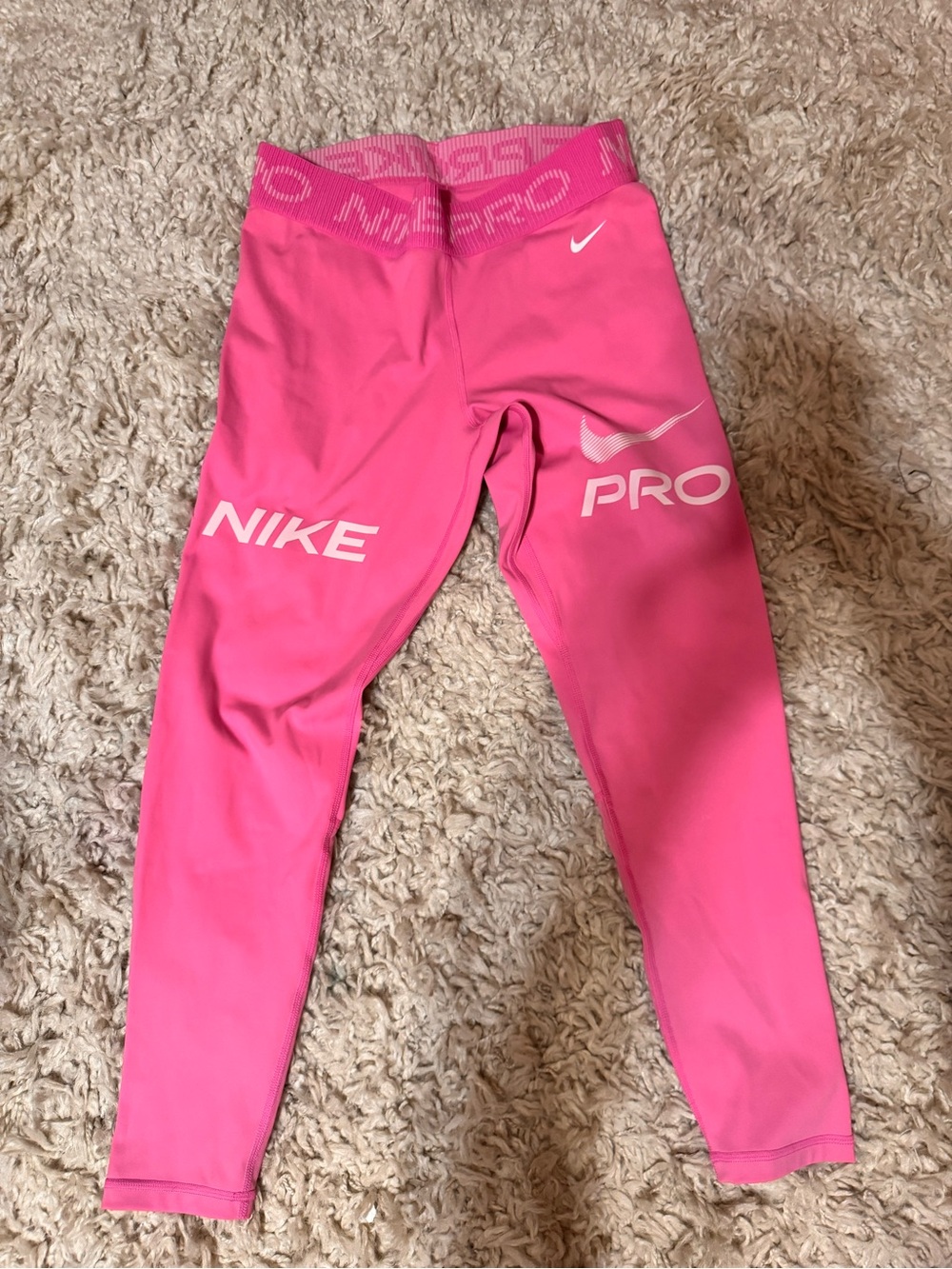Nike  Pink Performance Pro Leggings